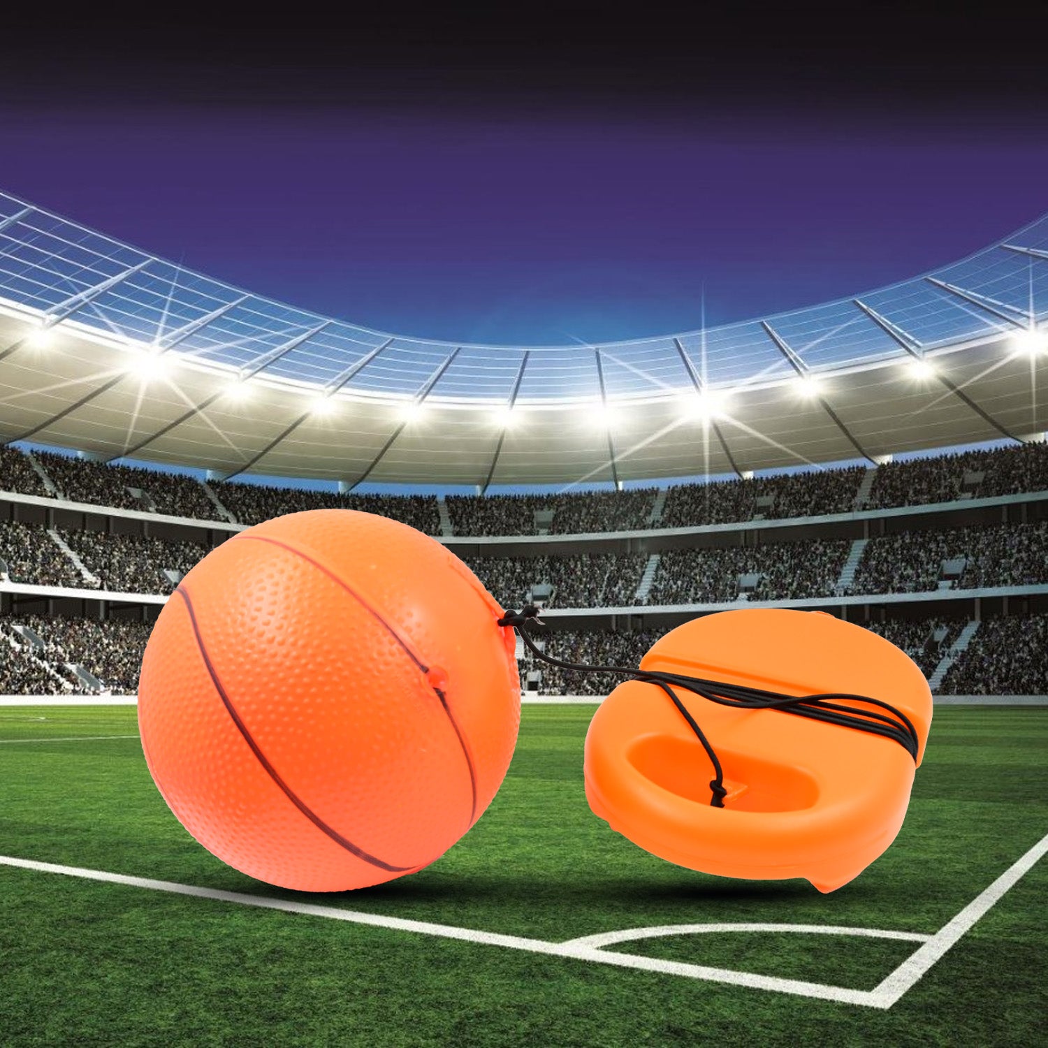 Football Rebound Ball With String (1 Set) Football Rebound Ball With String (1 Set)